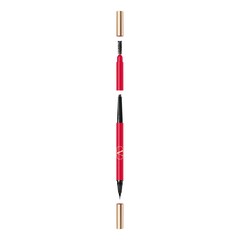 Brow Trio - Lápiz de cejas de triple punta - Liner, lápiz y cepillo, Valentino
