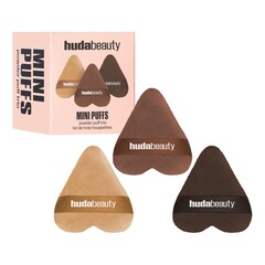 Mini Puffs Powder Puff Trío - Trío de Miniborlas, Huda Beauty