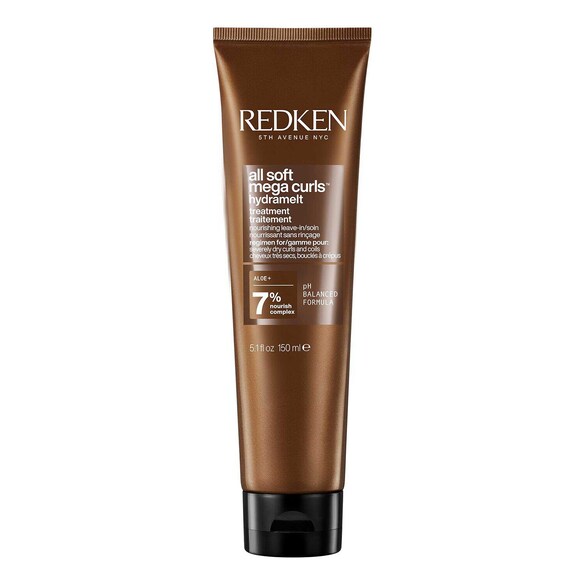All Soft Mega Curls - Tratamiento sin aclarado cabello seco, rizado y encrespado, REDKEN