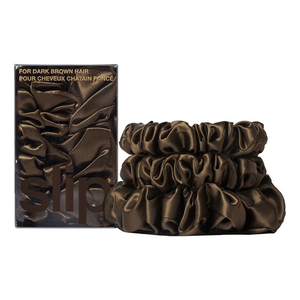 Back to basics - Coleteros Pura Seda Para Cabello Castaño Oscuro, Slip