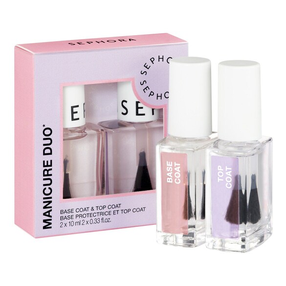 Kit Duo de Manucure - Top coat y Base protectrice, Sephora Collection