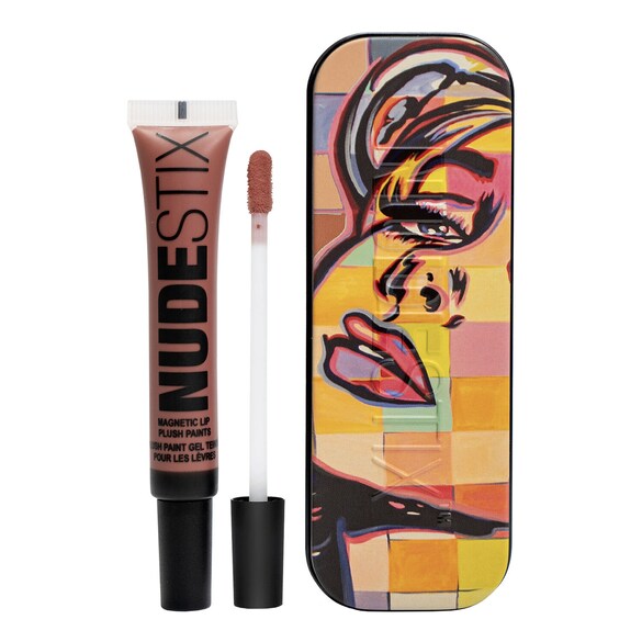 Magnetic Lip Plush - Tinte de color labios y mejillas, NUDESTIX