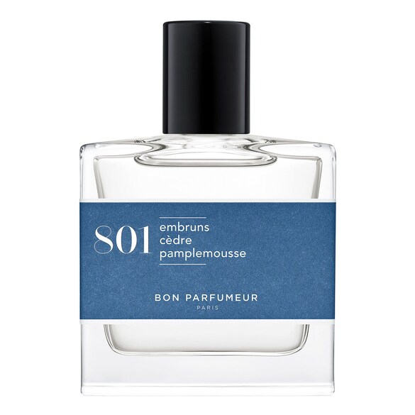 Eau de Parfum 801 : Sea spray, cedar, grapefruit, Bon Parfumeur