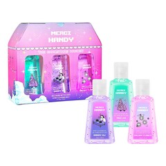 Kit Holiday Christmas Market - Kit de gel para manos, MERCI HANDY