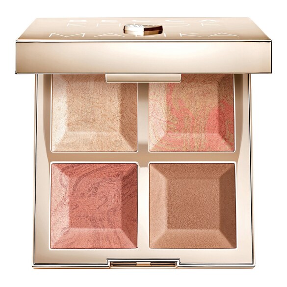 BECCA x Khloé Kardashian & Malika Haqq Bronze, Blush & Glow Pale - Paleta rostro, BECCA COSMETICS