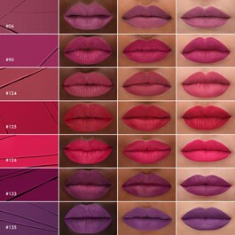 Cream Lip Stain - Rojo Aterciopelado Sin Transferencias - Labial Líquido Mate