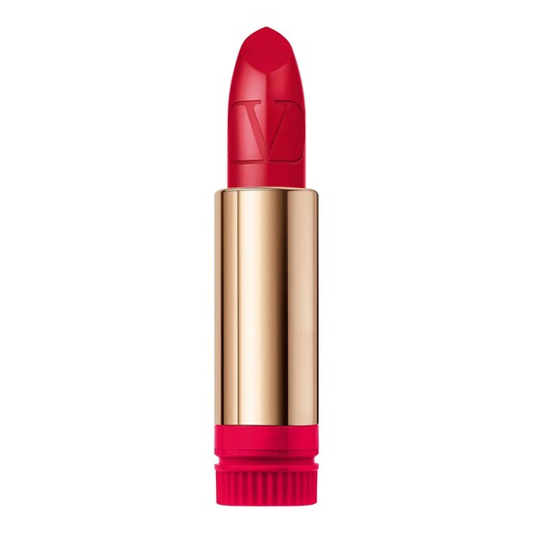 Rosso Valentino - Recarga lápiz de labios - Acabado satinado, mate, Valentino Make Up