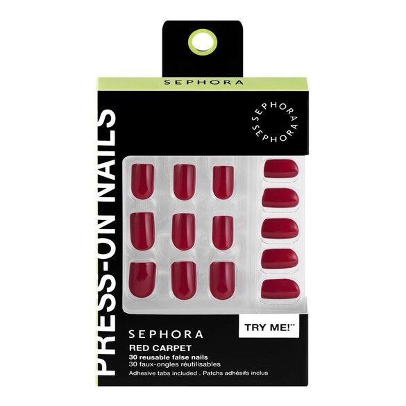 Kit Uñas Postizas Reutilizables - Efecto Gel, Resultado Profesional, Sephora Collection