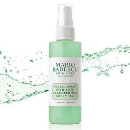 Espray facial de aloe vera, pepino y té verde