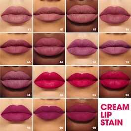 Cream lip stain - Barra de labios aterciopelada de fijación extrema