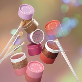 Glitter Power Brush Set - Set de 4 pinceles para ojos