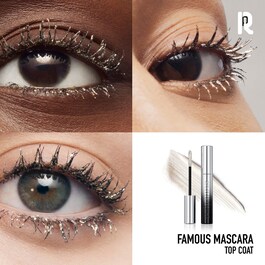 Eyephoria Famous Top Coat Mascara - Máscara de Pestañas Top Coat Brillante