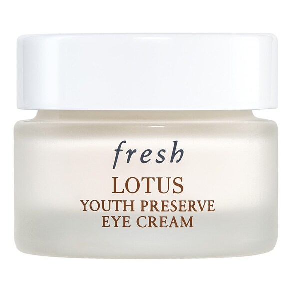 Lotus Eye Cream - Crema de contorno de ojos antiedad de Lotus con vitamina E, Fresh