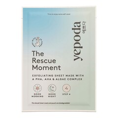 The Rescue Moment – Mascarilla exfoliante con complejo de PHA, AHA y algas, YEPODA
