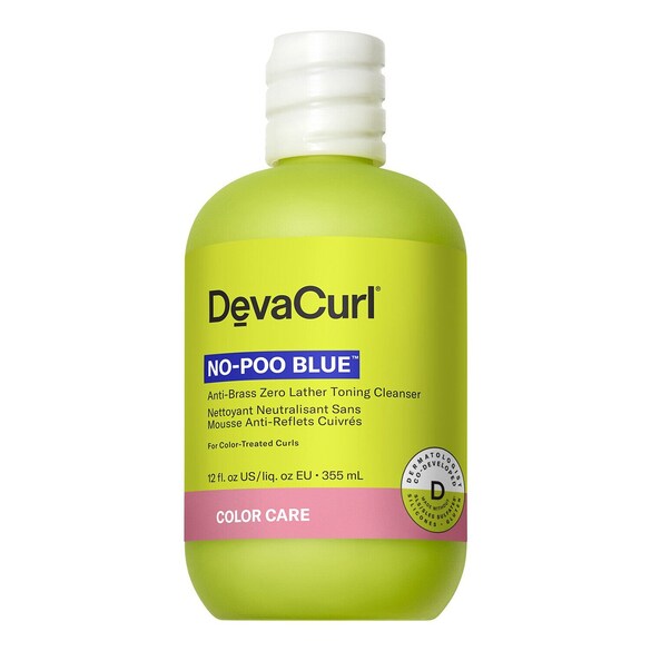No-Poo Blue® - Limpiador Neutralizante Sin Espuma Antirreflejos Cobrizos, DEVACURL