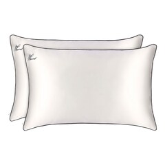 Juego de fundas de almohada Queen de seda, Slip