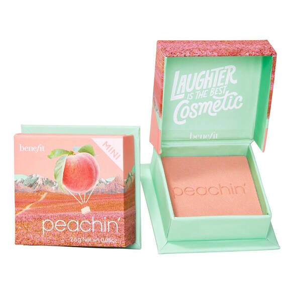 Peachin' WANDERful World Blush Colorete - Melocotón dorado - MINI, Benefit Cosmetics