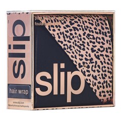 Foulard de pura seda de leopardo salvaje-Accesorio para el cabello , SLIP