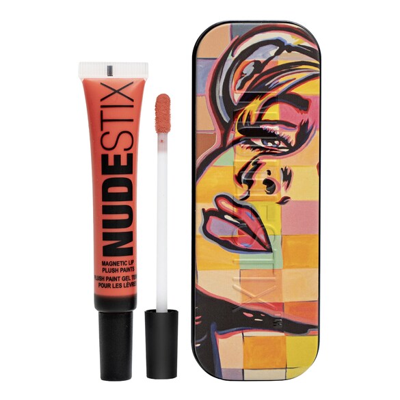 Magnetic Lip Plush - Tinte de color labios y mejillas, NUDESTIX