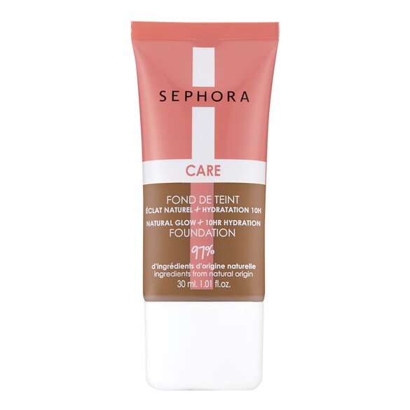 Care Make-up - Base de maquillaje brillo natural + Hidratación 10h, Sephora Collection