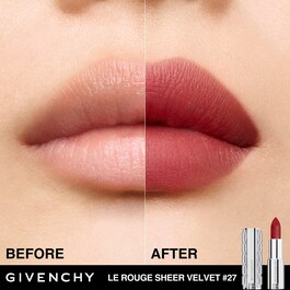Le Rouge Sheer Velvet Edición Limitada - Barra de labios mate