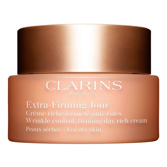 Crema nutritiva reafirmante antiarrugas Extra-Firming Jour - Pieles secas, CLARINS