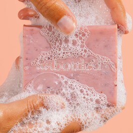 Gel de Ducha Sin Botella Rosa y Karité - Jabón con pH neutro