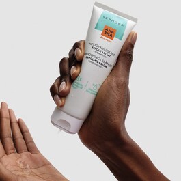 Limpiador alisador exfoliante + luminosidad - Gel limpiador rostro y cuello
