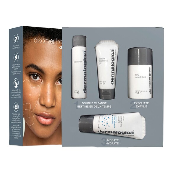 Discover Healthy Skin - Estuche de tratamiento facial, DERMALOGICA