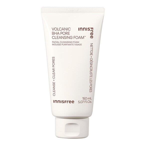 Espuma Limpiadora Purificante con Rocas Volcánicas y BHA - Limpiador, Innisfree