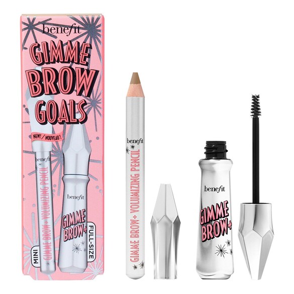 Gimme Brow Goals Set - Kit de gel y lápiz de cejas, BENEFIT COSMETICS