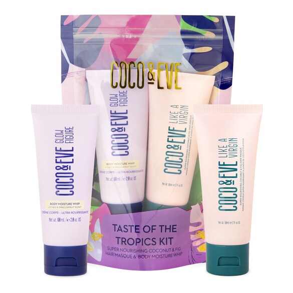 Taste of the Tropics Kit - Cofre Navidad Cabello y Cuerpo , COCO & EVE