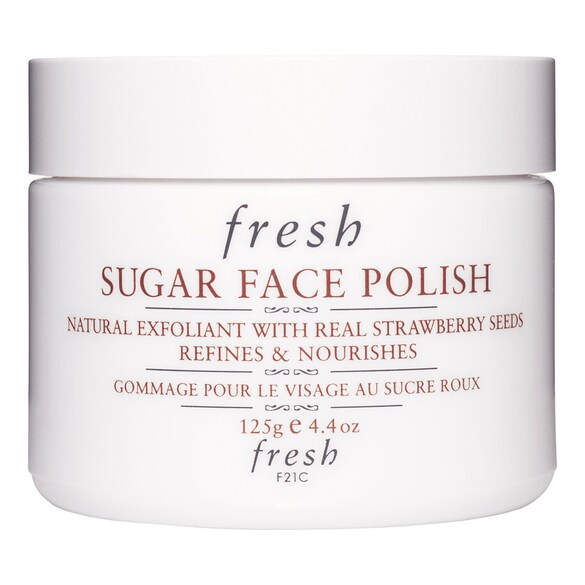 Sugar Face Polish - Exfoliante facial de azúcar moreno, FRESH