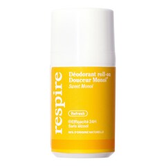 Déodorant Roll-on - Desodorante Suave Monoi Efectividad 24H, Respire