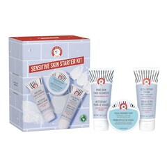 Kit rutina piel sensible - Limpia, exfolia e hidrata, First Aid Beauty
