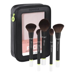 El Estuche de Brochas para el Rostro - Aplicación intuitiva, acabado perfecto, Sephora Collection
