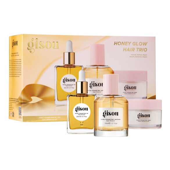 Honey Glow Hair Trio - Nutre, refresca y repara, GISOU