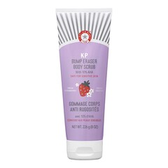 KP Body Scrub Strawberry - Exfoliante Corporal AHA Fresa Suavidad Instantánea, First Aid Beauty