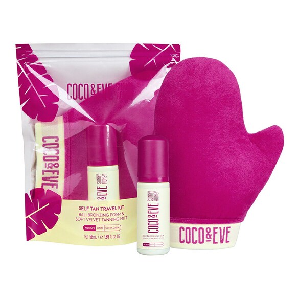 Sunny Honey - Kit autobronceador tamaño viaje, COCO & EVE