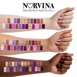 Norvina Pro Pigment Palette Vol. 5 - Paleta de sombras