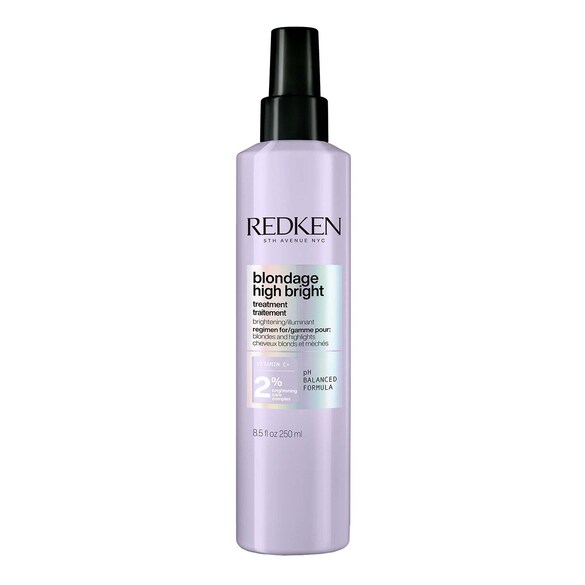 Blondage High Bright - Pre-champú iluminador para cabello rubio, REDKEN