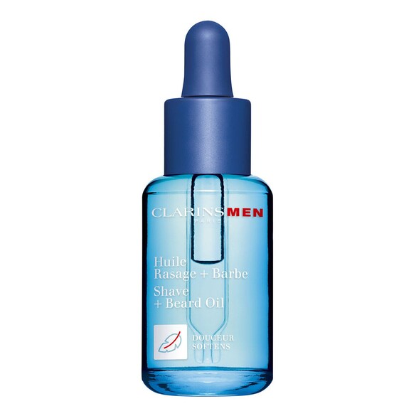 MEN SHAVE AND BEARD OIL - Cuidado barba, Clarins