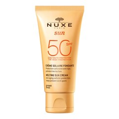Nuxe Sun Alta Protección SPF50 - Crema Fundente para el rostro, NUXE