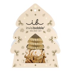 Holiday Set - Adorno navideño y gomas para el cabello, INVISIBOBBLE