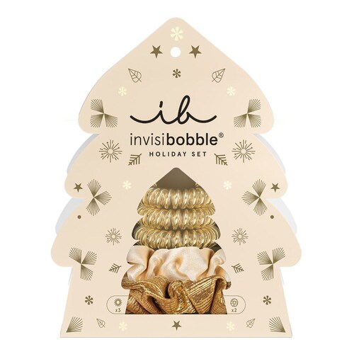 Invisibobble - Holiday Set - Adorno Navideño Y Gomas Para El Cabello