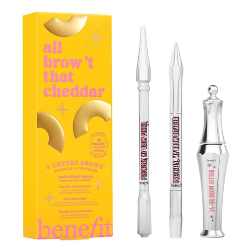 Benefit Cosmetics - All Brow’t That Cheddar - Estuche Lápiz Y Fijador De Cejas