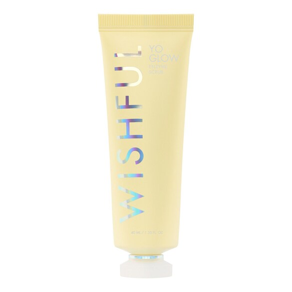 Yo Glow Mini - Exfoliante facial de tamaño de viaje, WISHFUL
