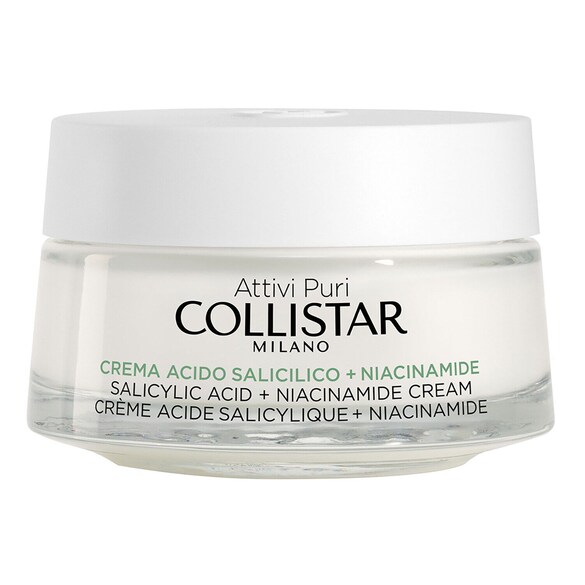 Attivi Puri Crema Ácido Salicílico + Niacinamida - Crema Anti-imperfecciones, Collistar