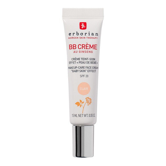 BB Crème con Ginseng - Crema facial con color formato viaje, ERBORIAN