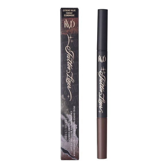 Dual-Ended Tattoo Liner - Delineador de ojos waterproof con punta doble, KVD Beauty